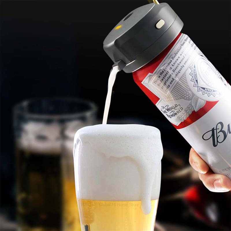 STARCOMPASS Portable Beer Cooler Beer Foam Machine Use With Special Purpose For Bottled and Canned Beers Cabinet Smart Home