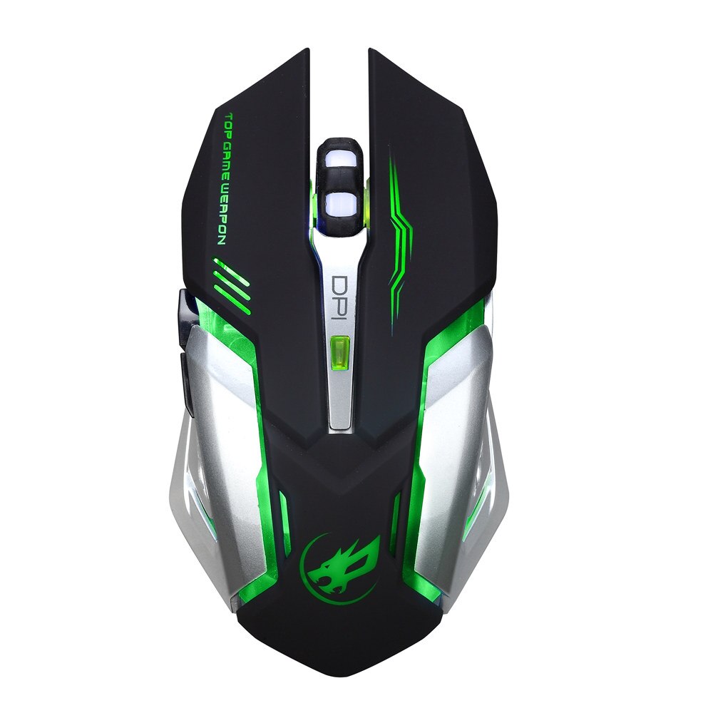 Rechargeable 2.4GHz Wireless Gaming Mouse Backlight USB Optical Gamer Mice for Computer Desktop Laptop NoteBook PC