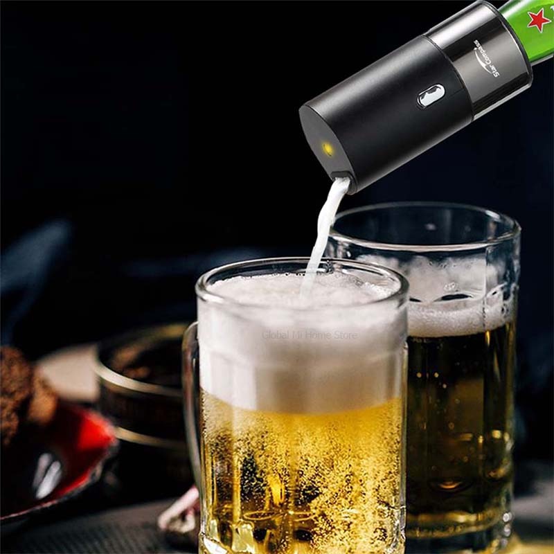 STARCOMPASS Portable Beer Cooler Beer Foam Machine Use With Special Purpose For Bottled and Canned Beers Cabinet Smart Home