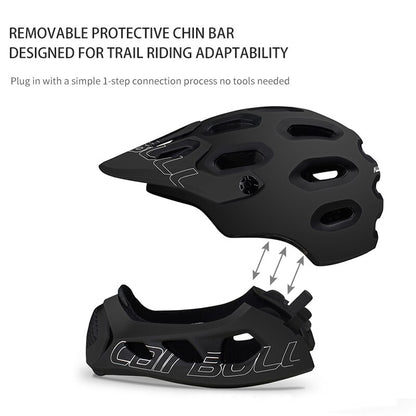 Cairbull Bike Helmet Men Women In-mold Full Face MTB Mountain Cycling Helmet OFF-ROAD Racing Safety Sports Bicycle Helmet Caps