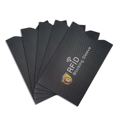 10Pcs Aluminum Foil RFID Blocking Card Sleeve Anti Scan Card Holder NFC Shielding Credit Bank Card Protector Anti Theft Wallet