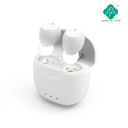 Intelligent New Style Hearing Aid Rechargeable Low-Noise Wide-Frequency One-Click Operation Sound Amplifier Deaf Hearing Aids