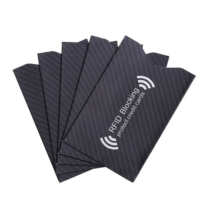 10Pcs Aluminum Foil RFID Blocking Card Sleeve Anti Scan Card Holder NFC Shielding Credit Bank Card Protector Anti Theft Wallet